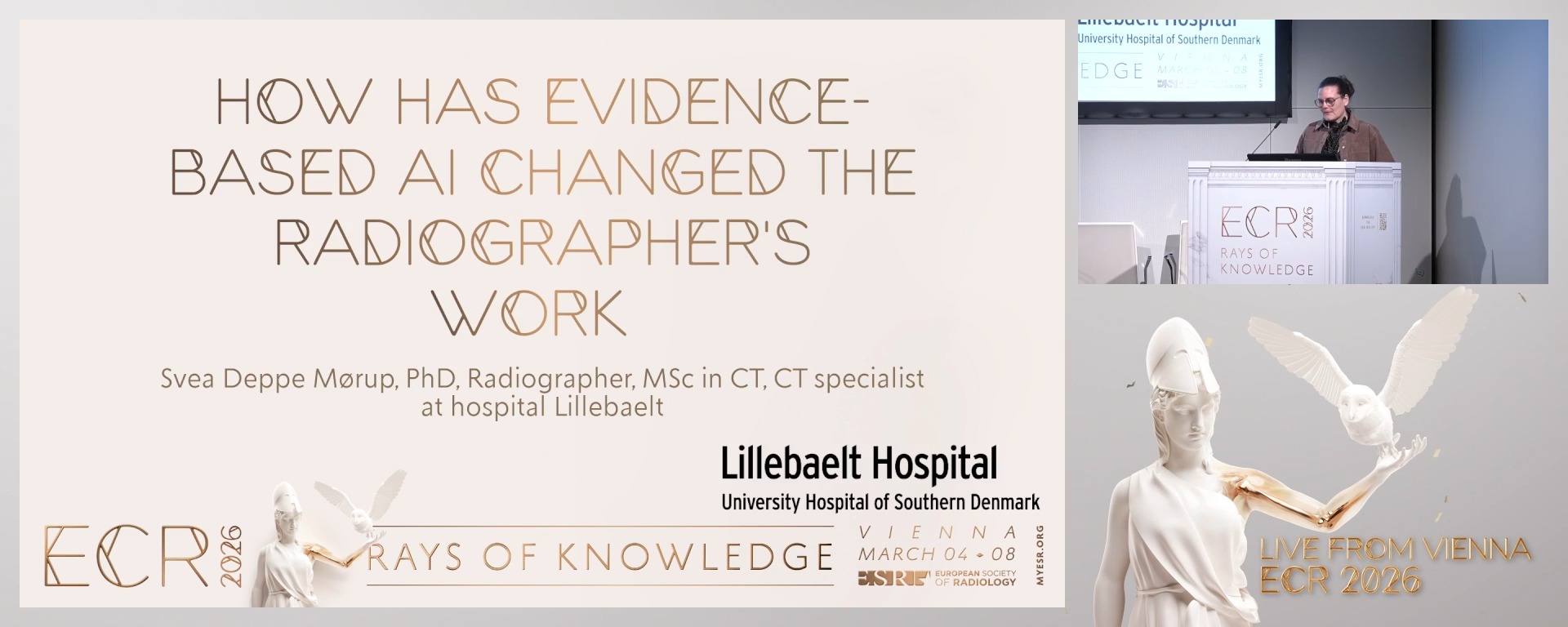 How has evidence-based AI changed the radiographer's work?