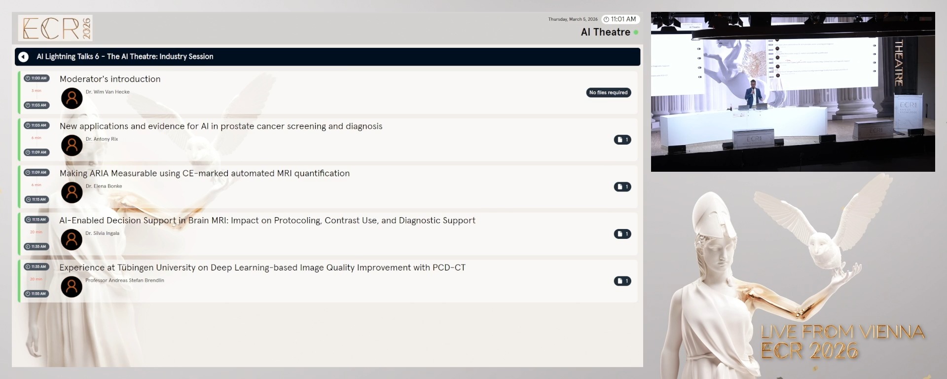 Moderator's introduction