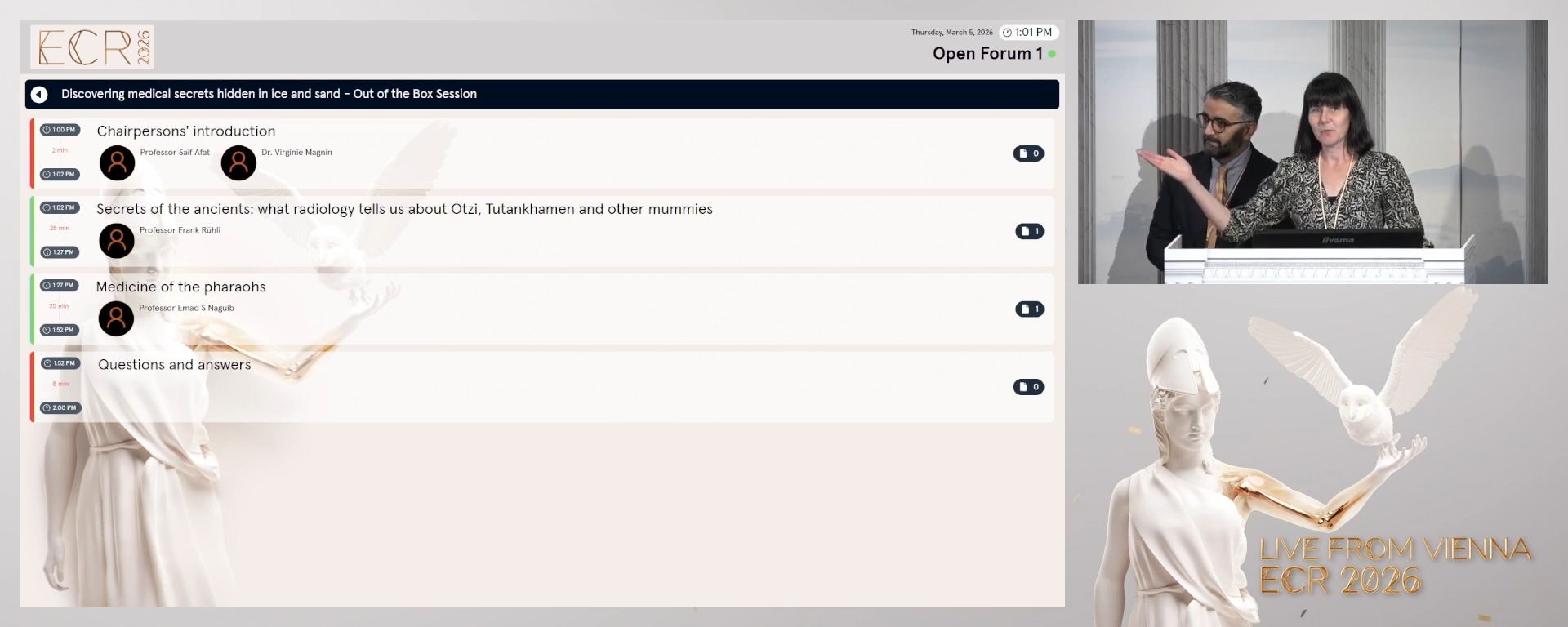 Chairpersons' introduction