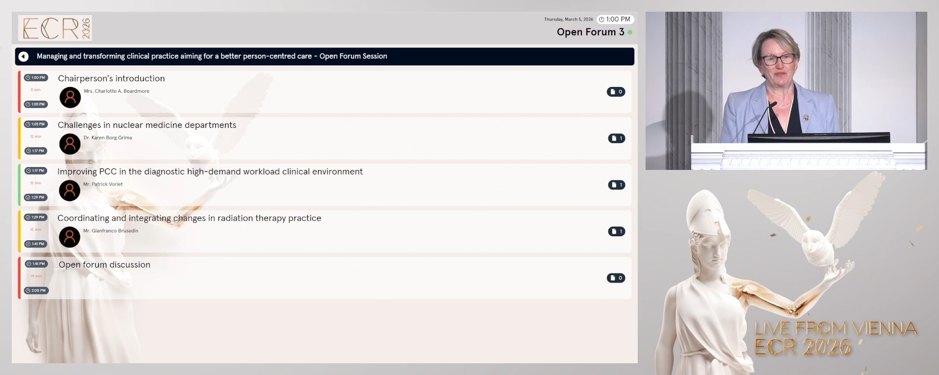 Chairperson's introduction