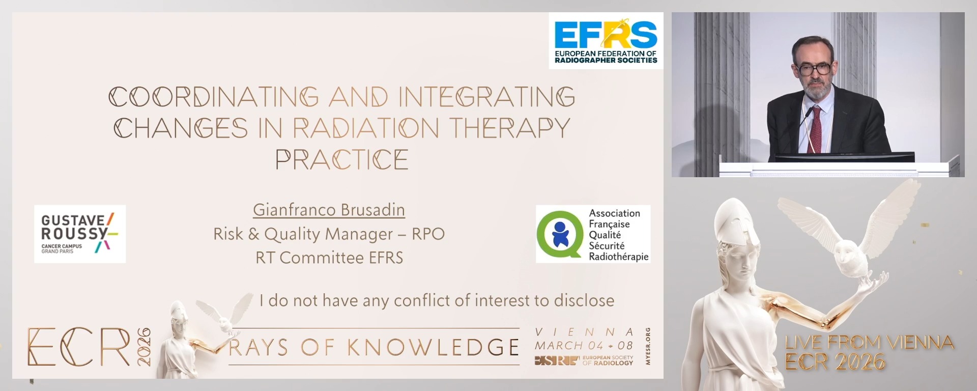 Coordinating and integrating changes in radiation therapy practice