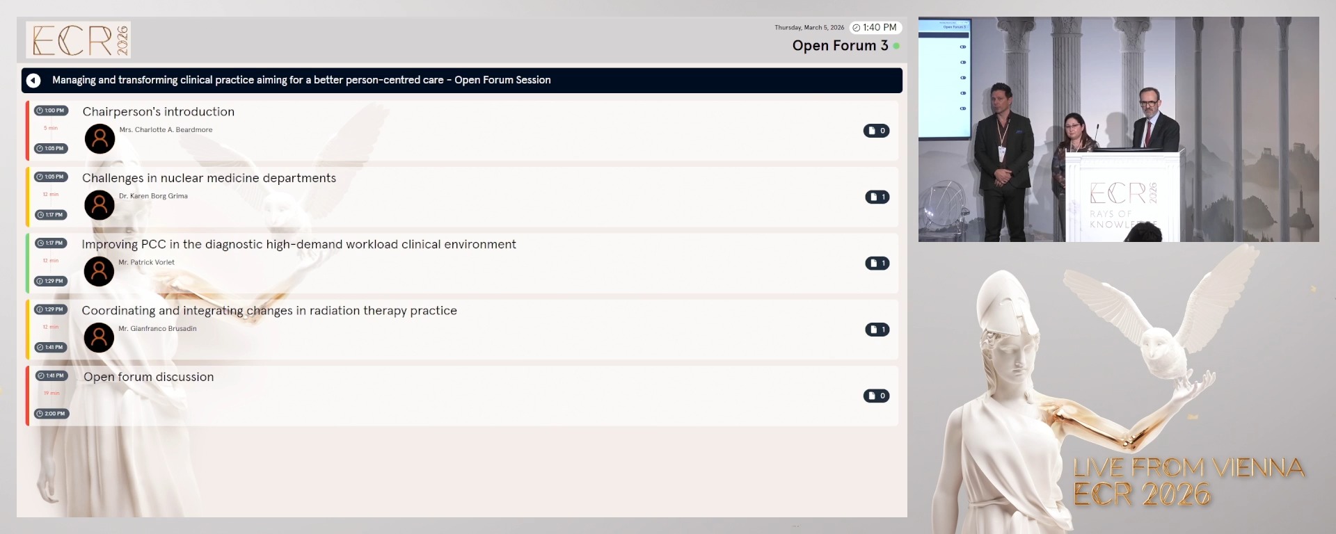 Open forum discussion
