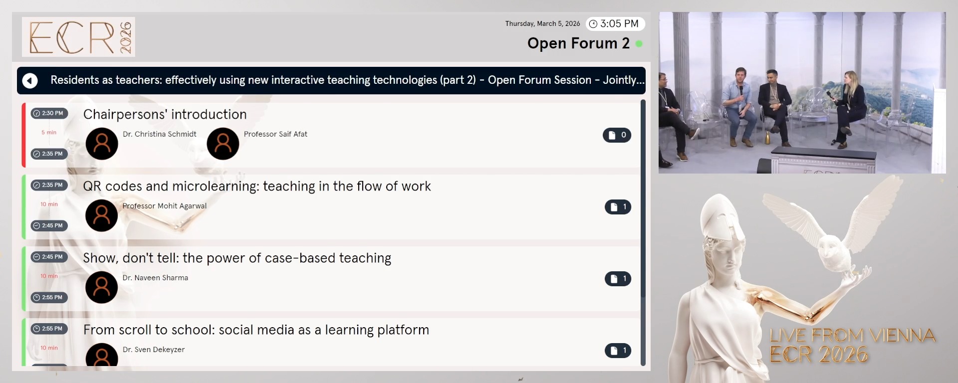 Open forum discussion: Should teaching go viral?