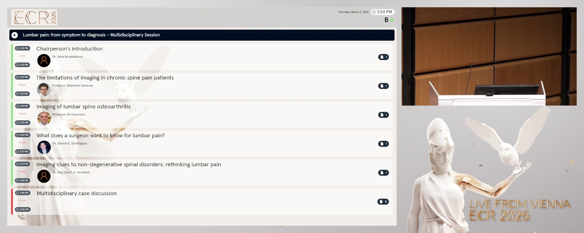 Multidisciplinary case discussion