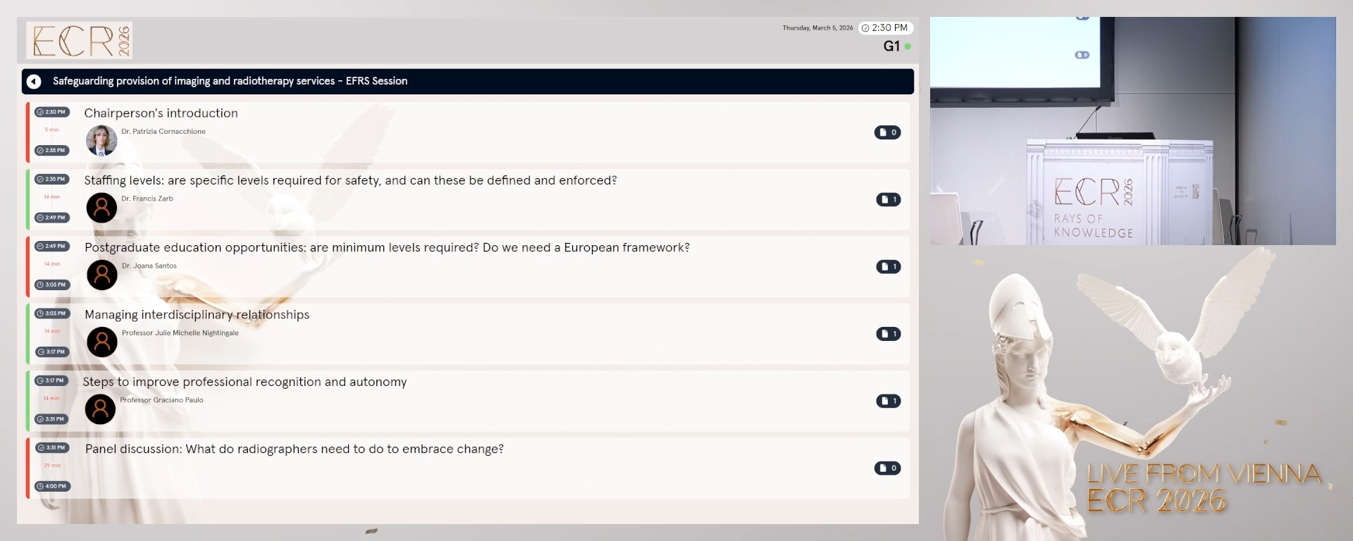 Chairperson's introduction