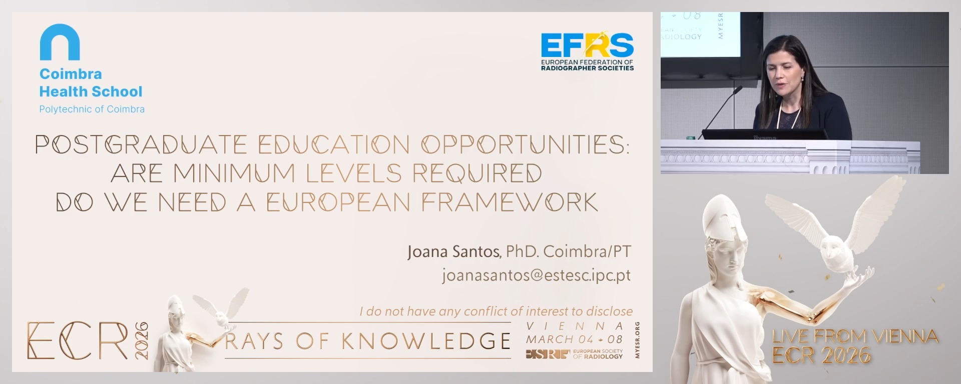 Postgraduate education opportunities: are minimum levels required? Do we need a European framework?