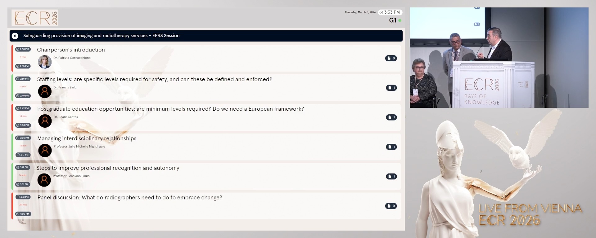 Panel discussion: What do radiographers need to do to embrace change?