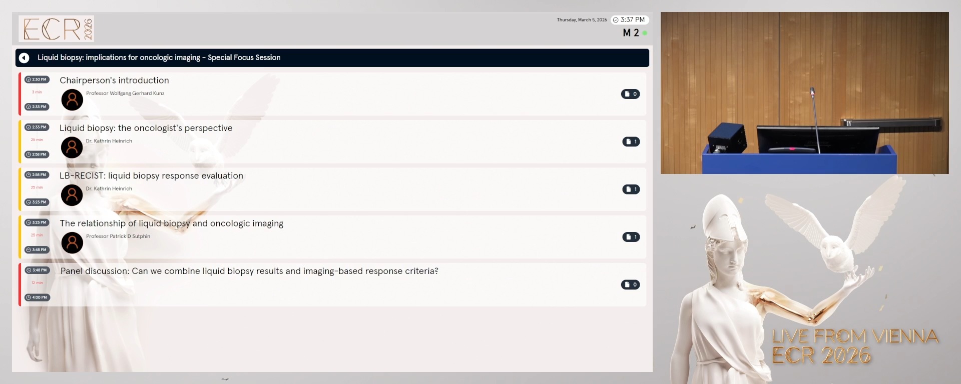 Panel discussion: Can we combine liquid biopsy results and imaging-based response criteria?