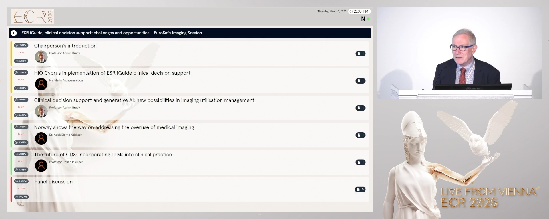 Chairperson's introduction