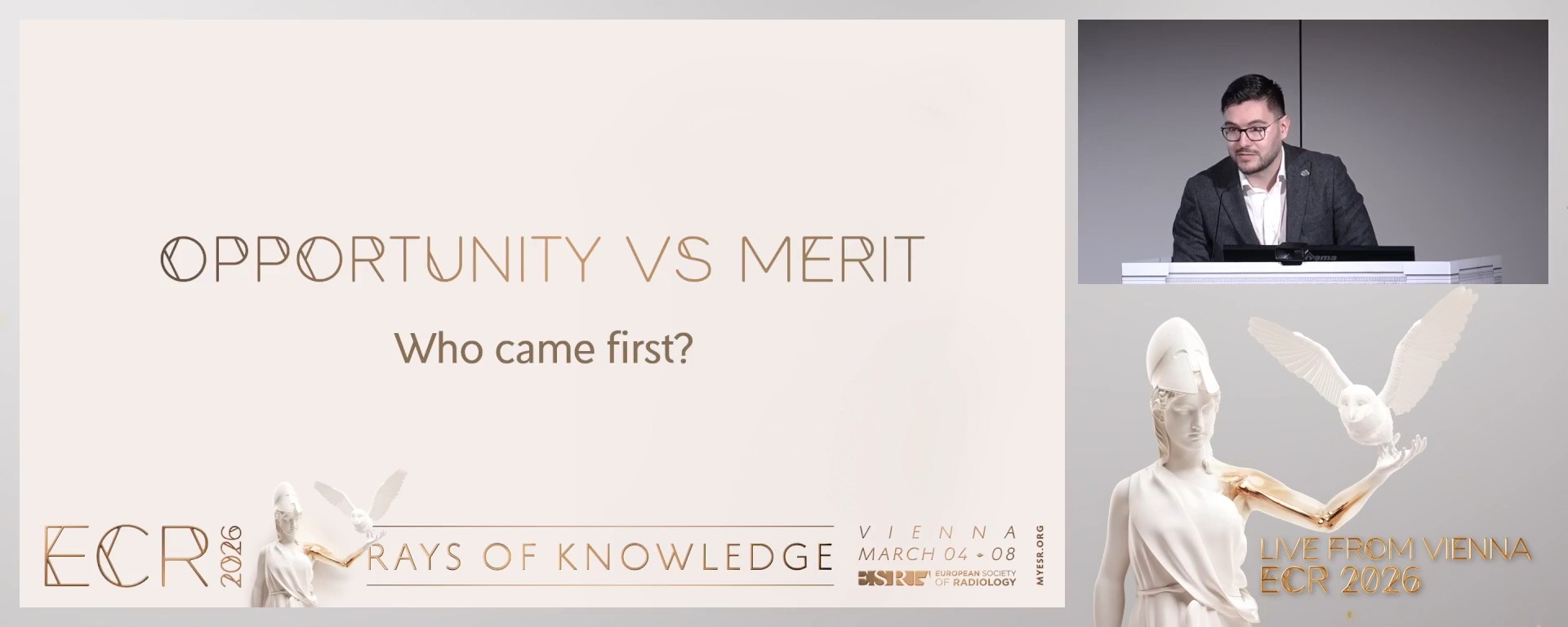 Opportunity vs merit: who came first?