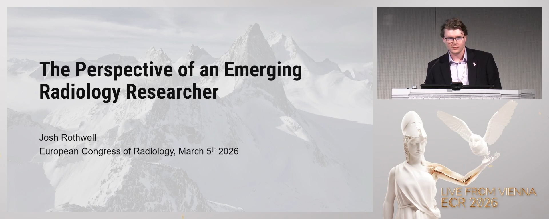 The perspective of an emerging radiology researcher