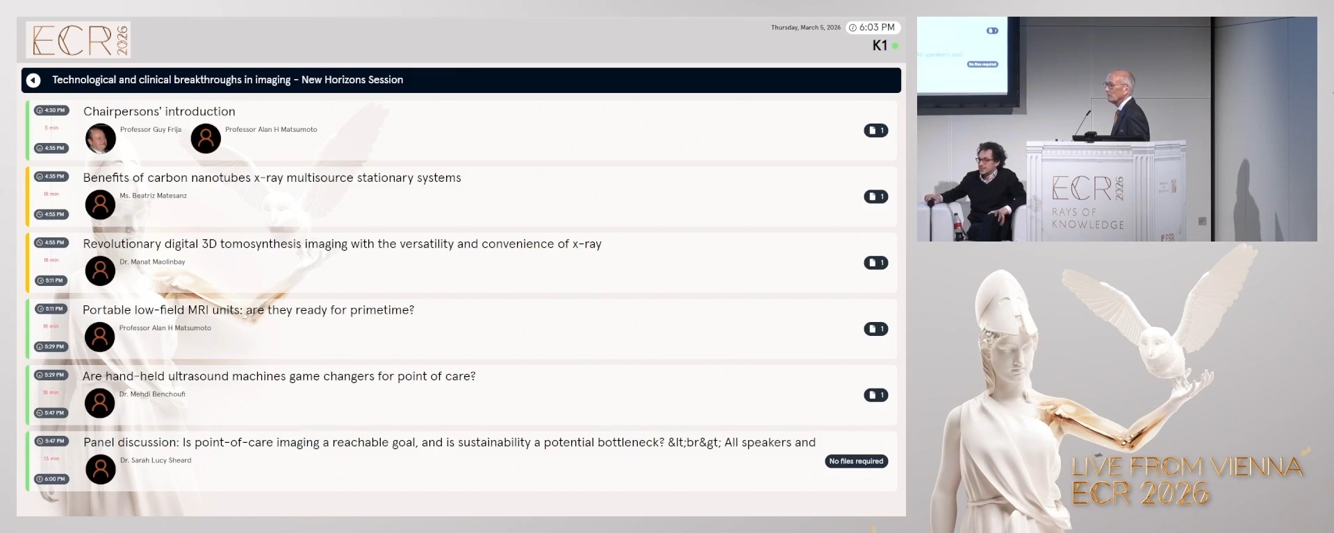 Panel discussion: Is point-of-care imaging a reachable goal, and is sustainability a potential bottleneck?  All speakers and