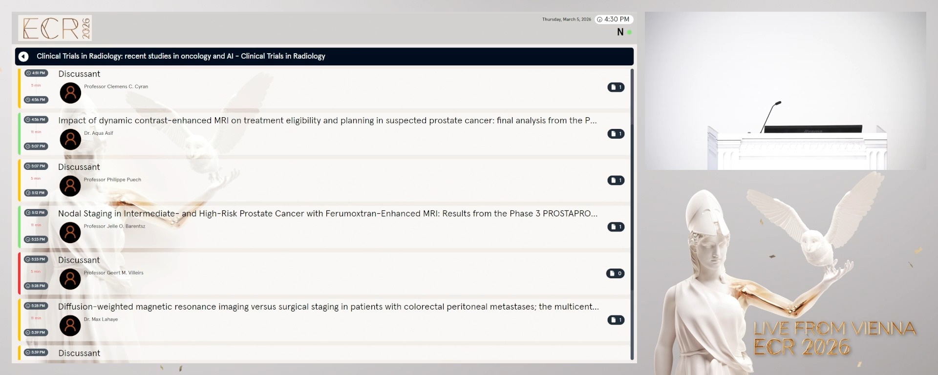 Chairpersons' introduction