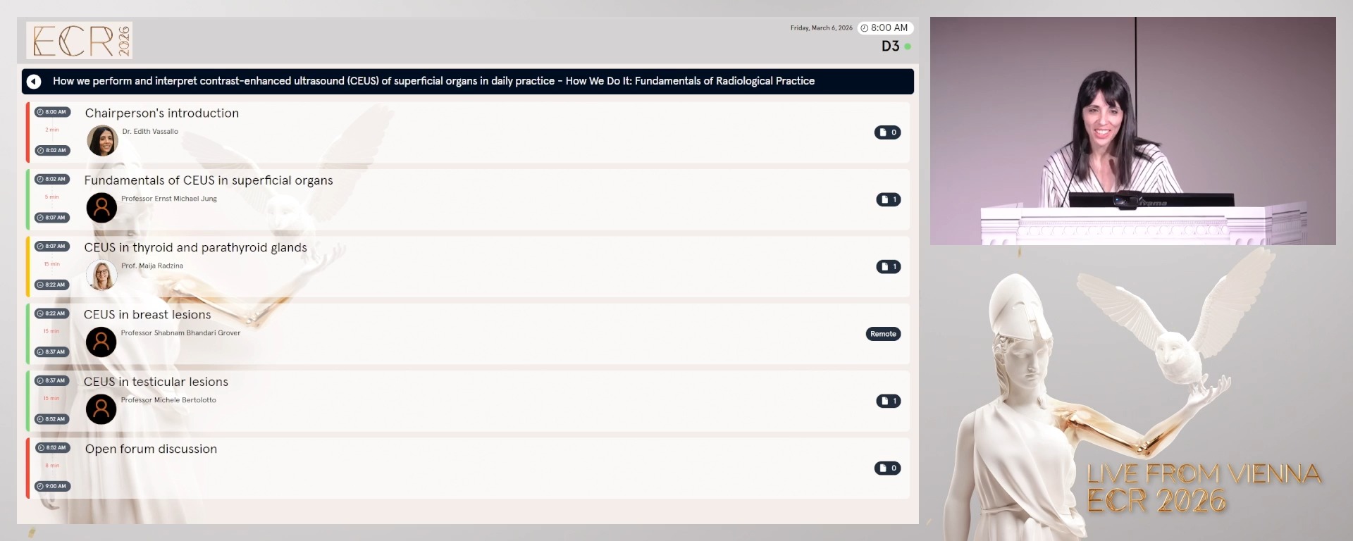 Chairperson's introduction