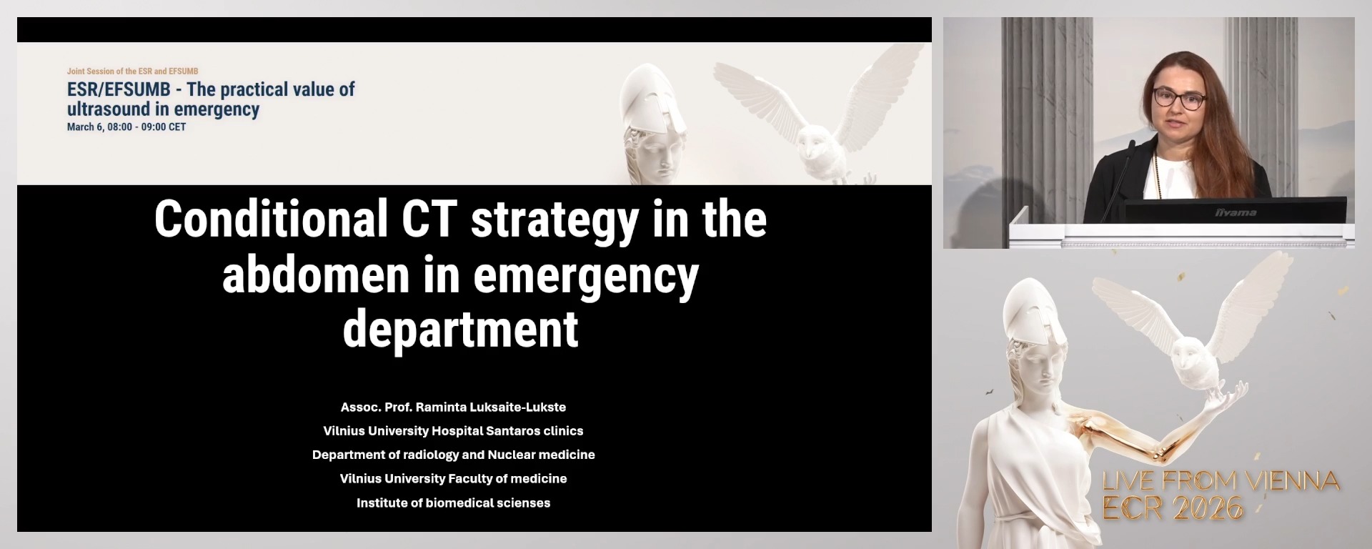 Conditional CT strategy in the abdomen in emergency department