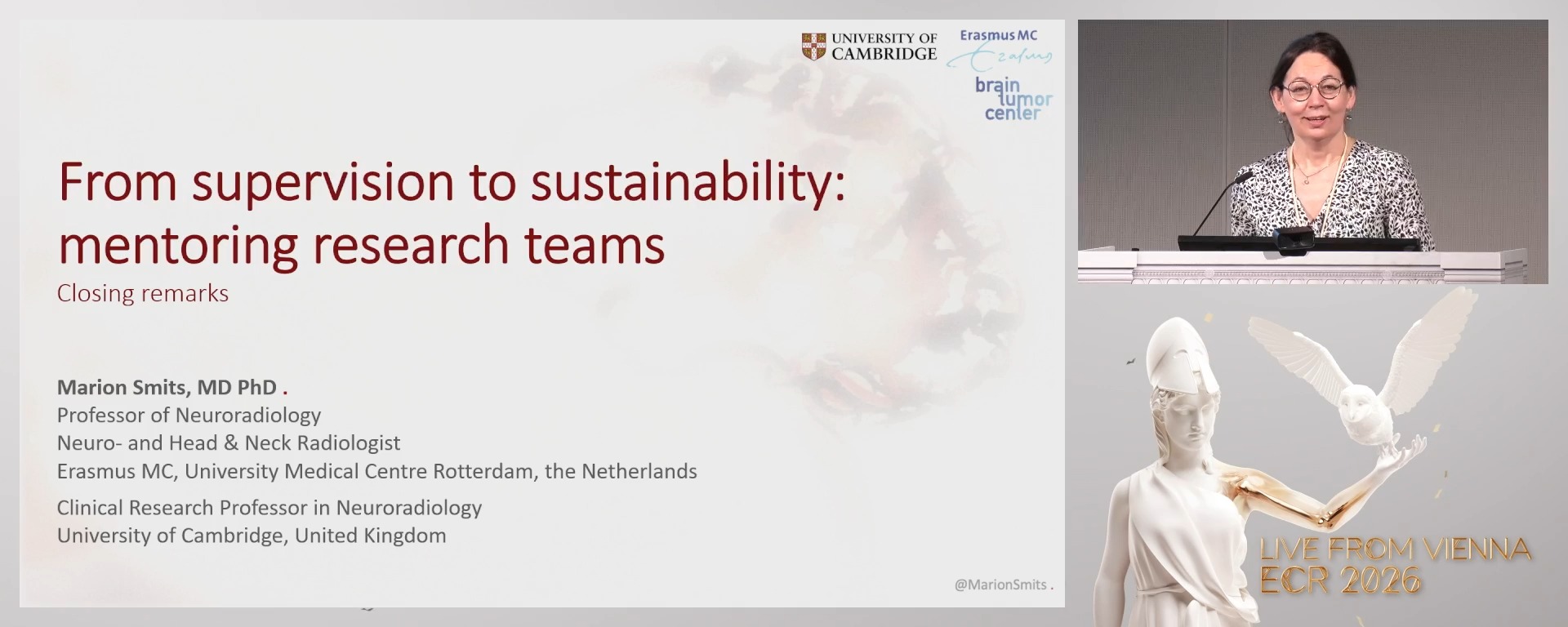 Closing remarks. From supervision to sustainability: mentoring research teams