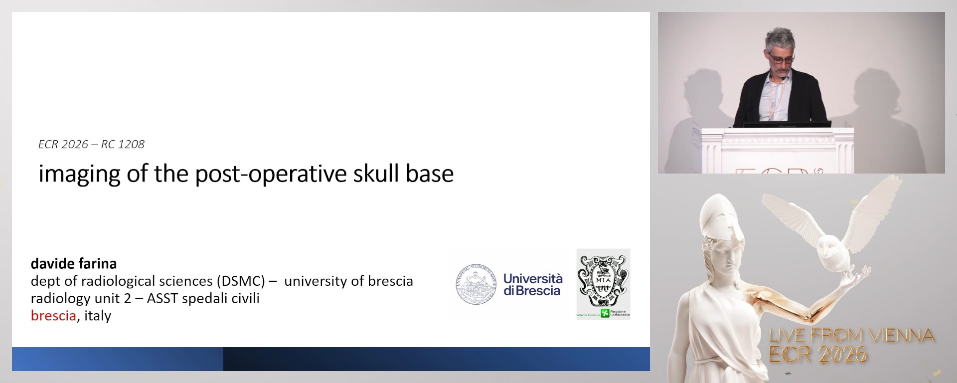 Imaging of the post-operative skull base