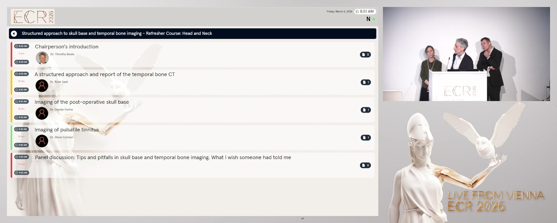 Panel discussion: Tips and pitfalls in skull base and temporal bone imaging. What I wish someone had told me