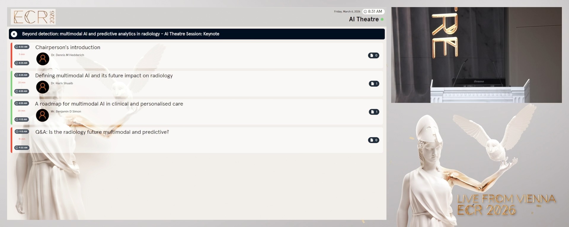 Chairperson's introduction