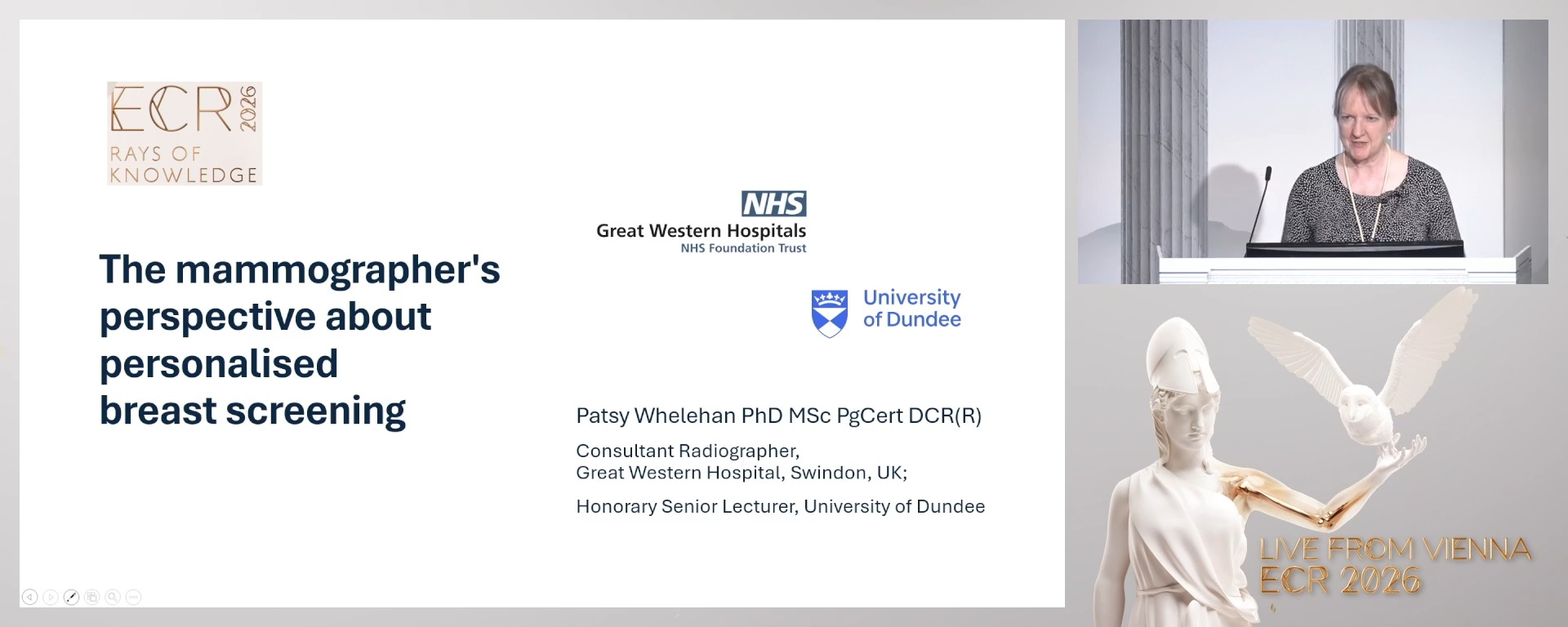 The mammographer's perspective about personalised breast screening