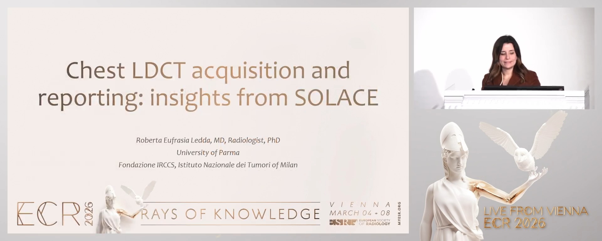 Chest LDCT acquisition and reporting: insights from SOLACE