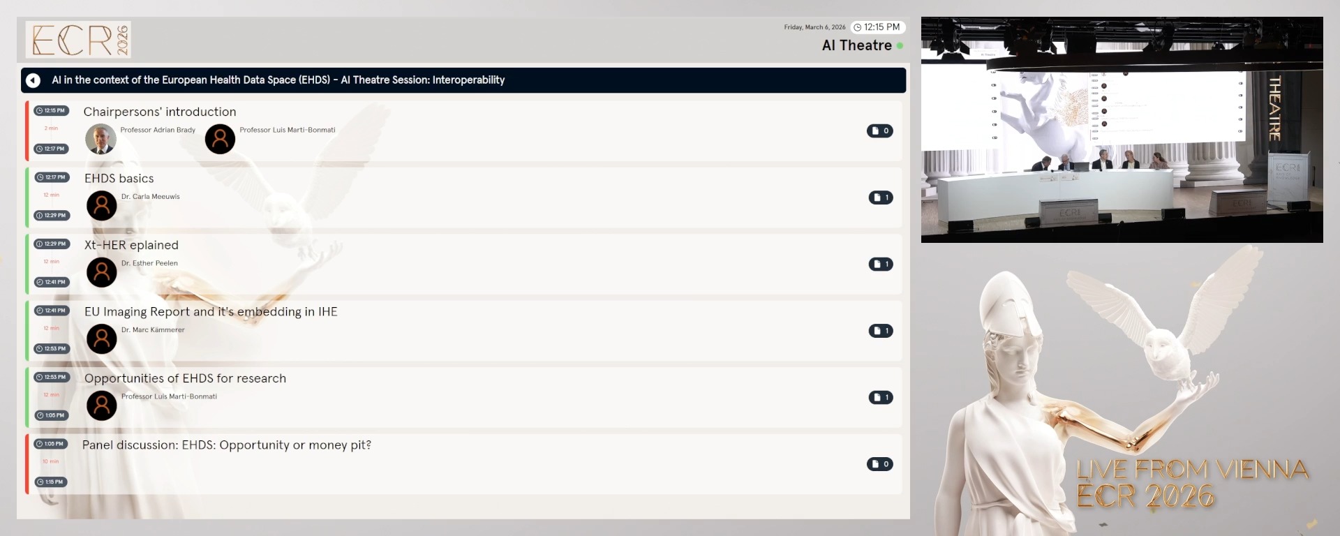 Chairpersons' introduction