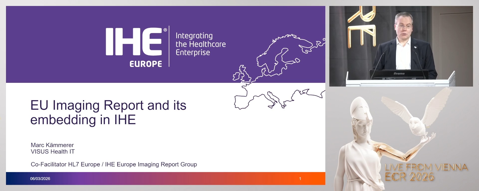 EU Imaging Report and it's embedding in IHE