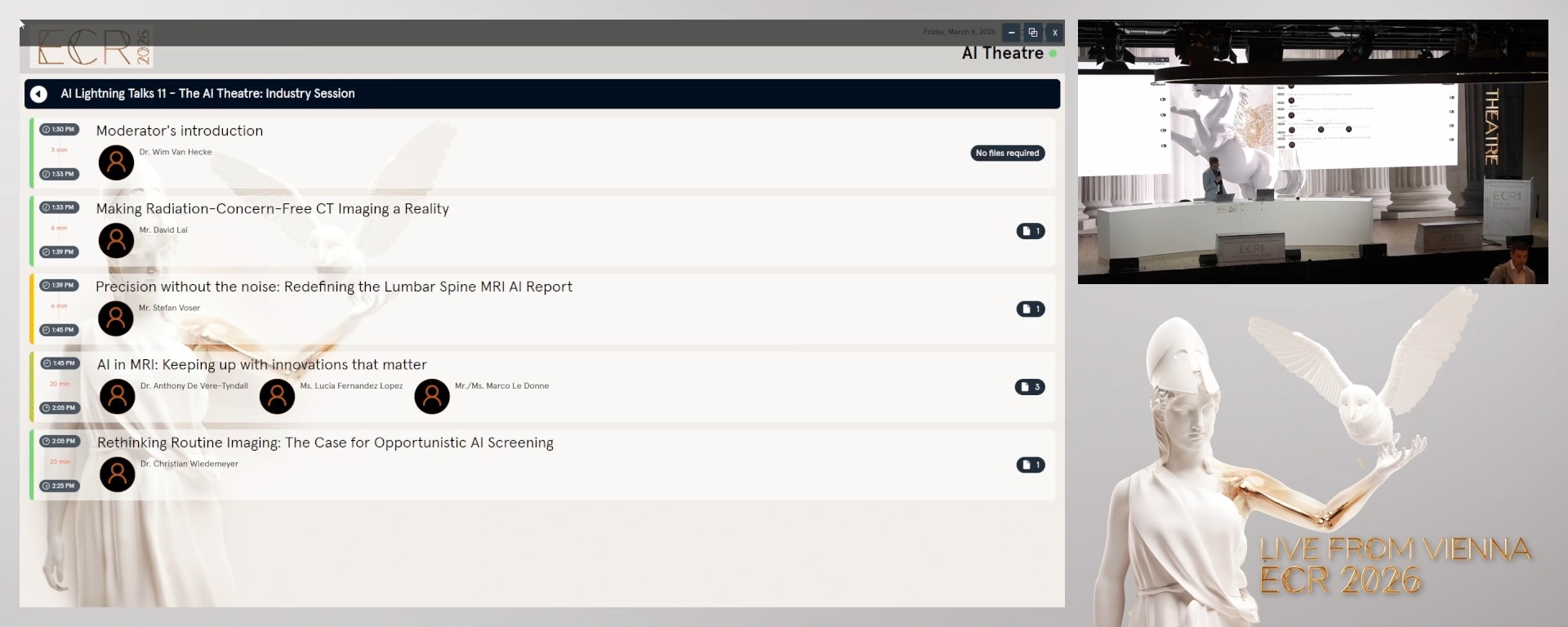 Moderator's introduction