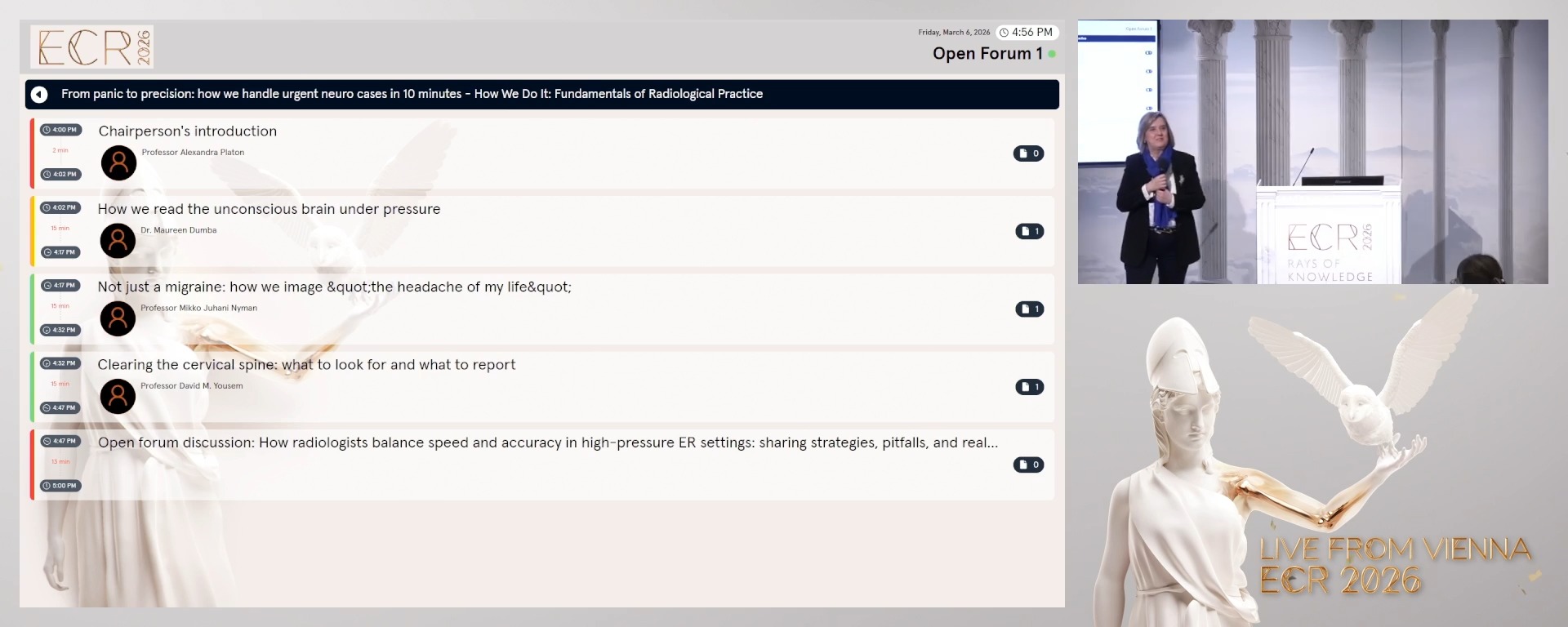 Open forum discussion: How radiologists balance speed and accuracy in high-pressure ER settings: sharing strategies, pitfalls, and real-world decision-making insights