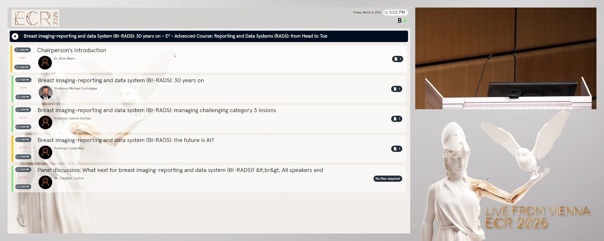 Panel discussion: What next for breast imaging-reporting and data system (BI-RADS)?  All speakers and