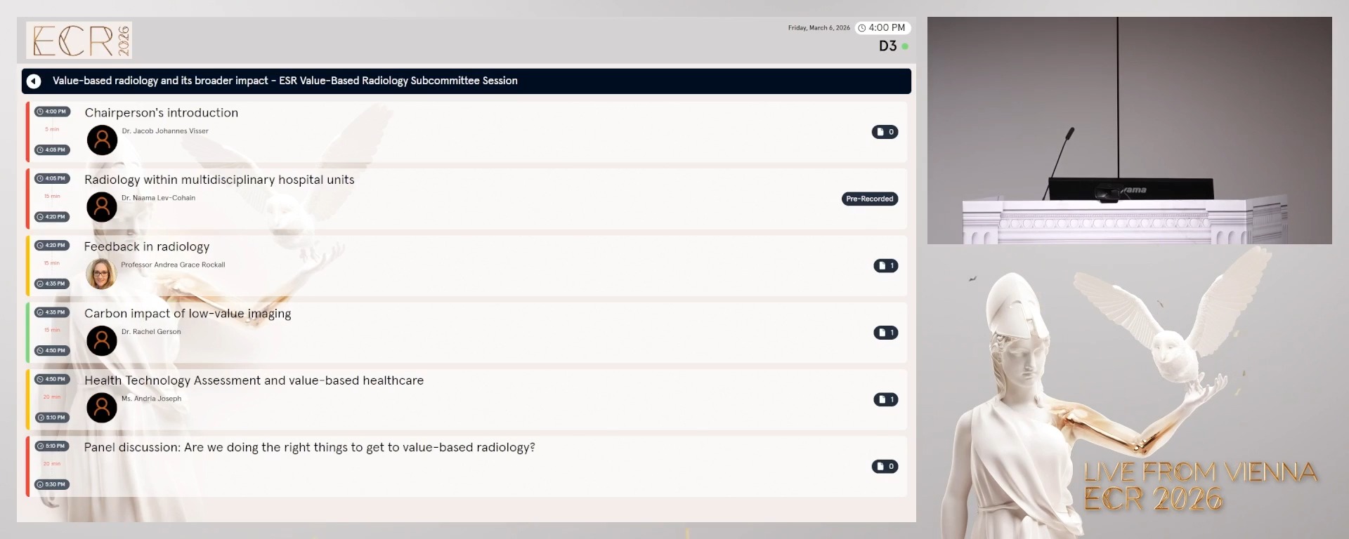 Chairperson's introduction