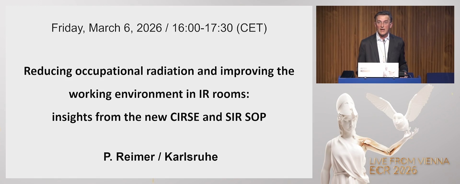 Reducing occupational radiation and improving the working environment in IR rooms: insights from the new CIRSE and SIR SOP