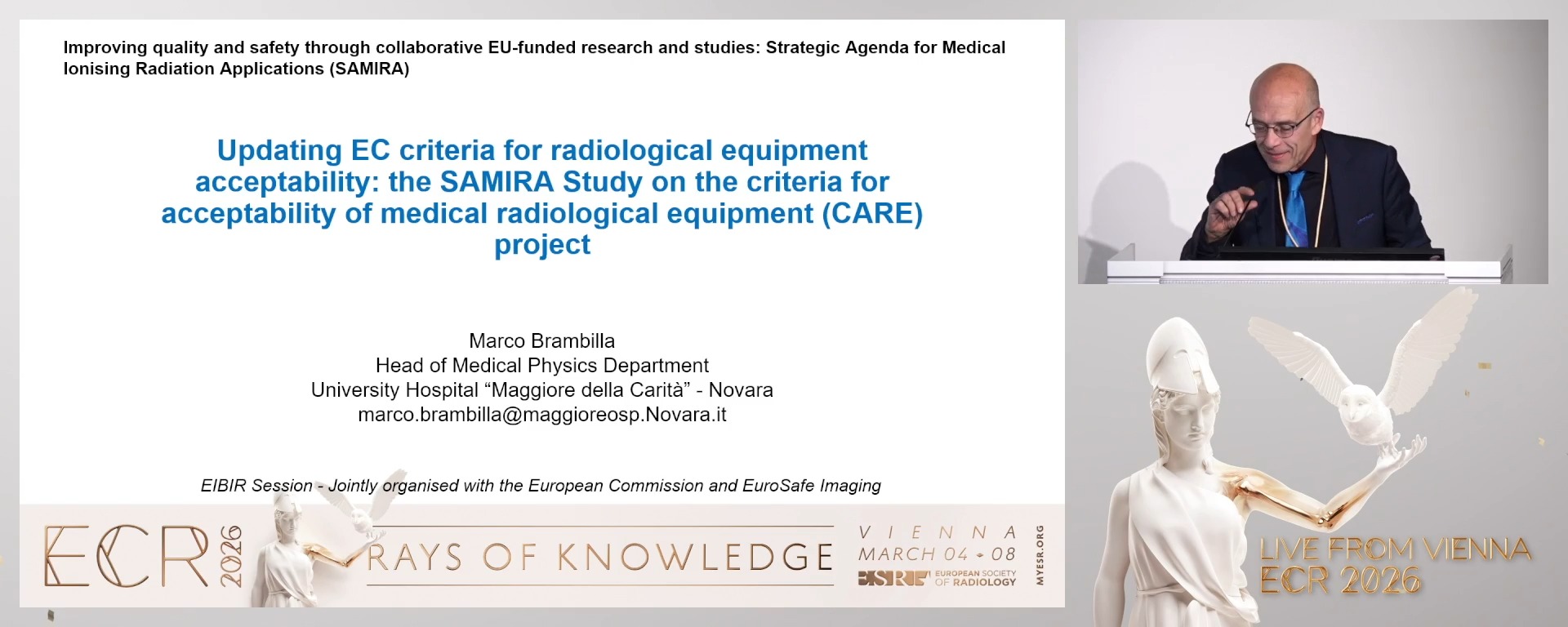 Updating EC criteria for radiological equipment acceptability: the SAMIRA Study on the criteria for acceptability of medical radiological equipment (CARE) project
