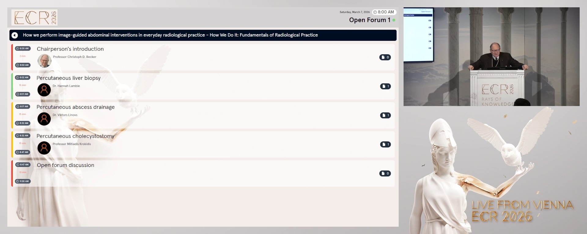 Chairperson's introduction