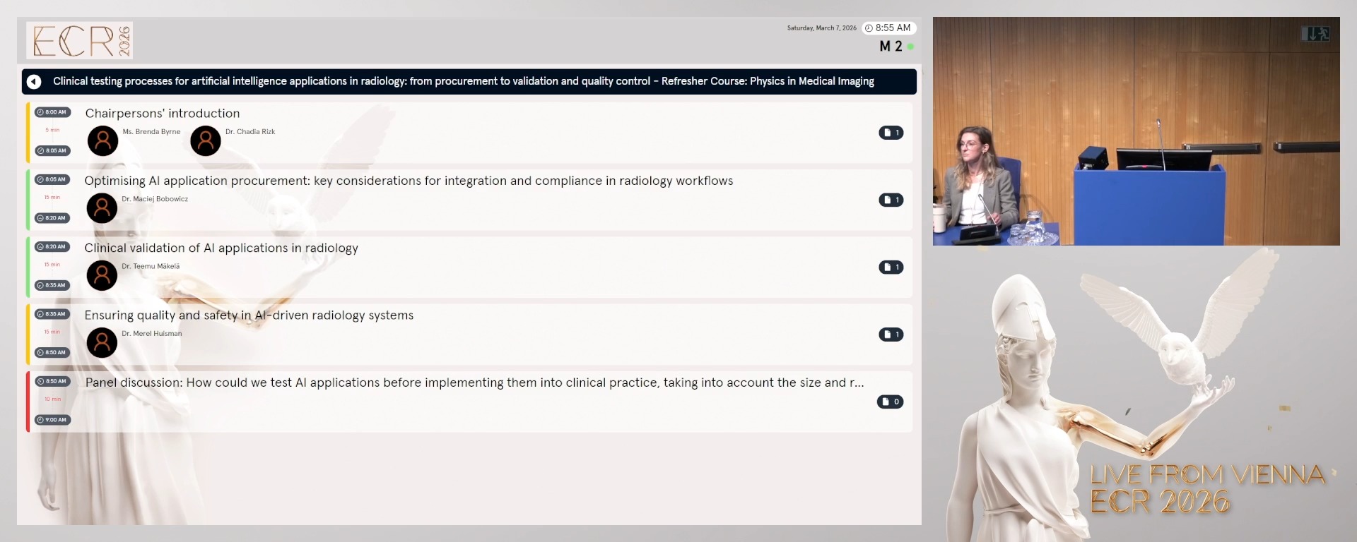 Panel discussion: How could we test AI applications before implementing them into clinical practice, taking into account the size and resources of the hospital/department?