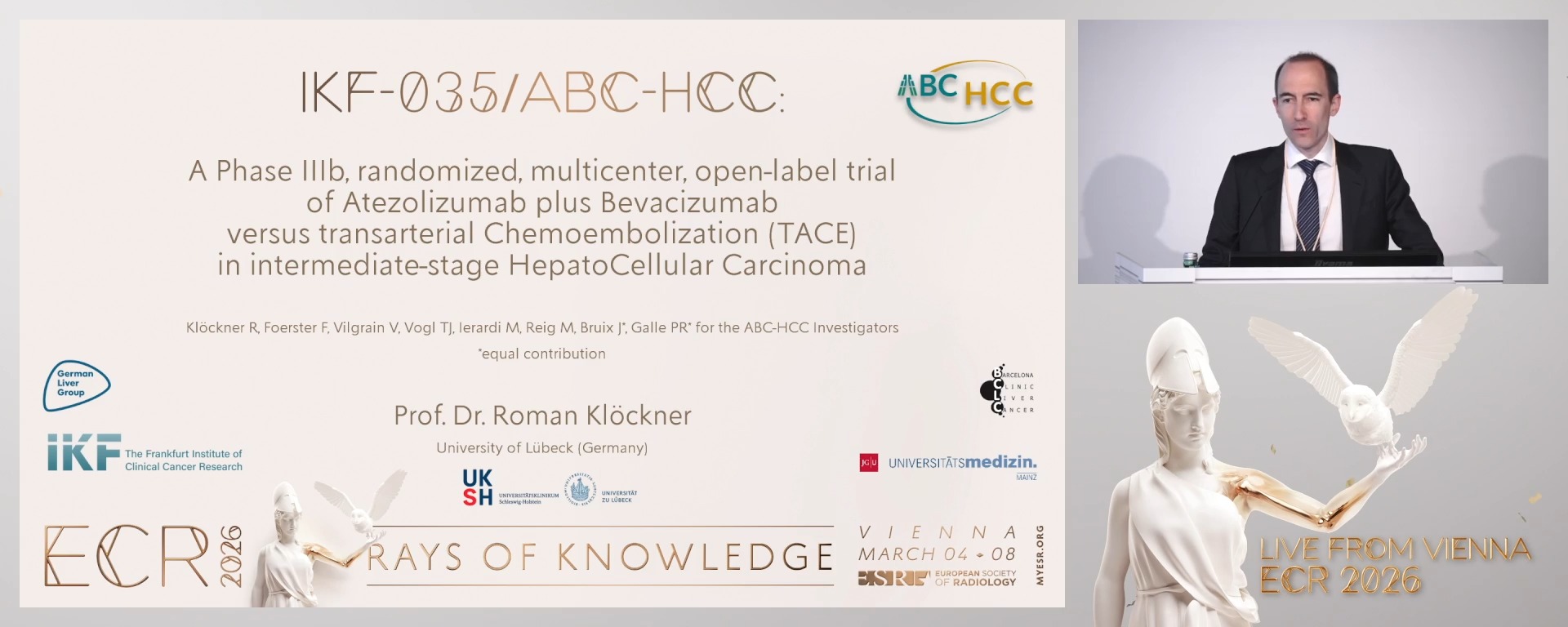 IKF-035/ABC-HCC: A Phase IIIb, randomized, multicenter, open-label trial of Atezolizumab plus Bevacizumab versus transarterial Chemoembolization (TACE) in intermediate-stage HepatoCellular Carcinoma