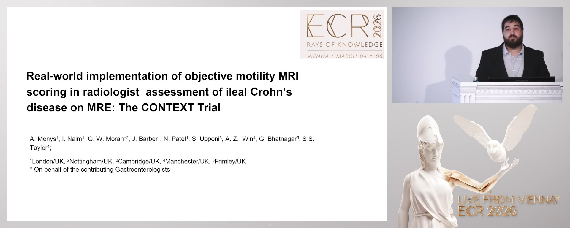 Real-world implementation of objective motility MRI scoring in radiologist assessment of ileal Crohn’s disease on MRE: The CONTEXT Trial