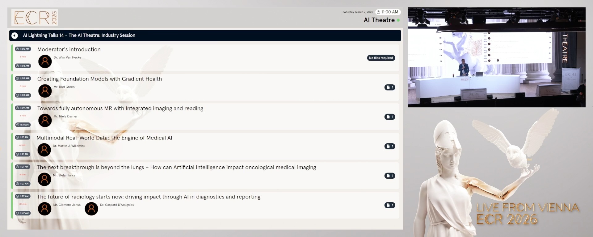 Moderator's introduction