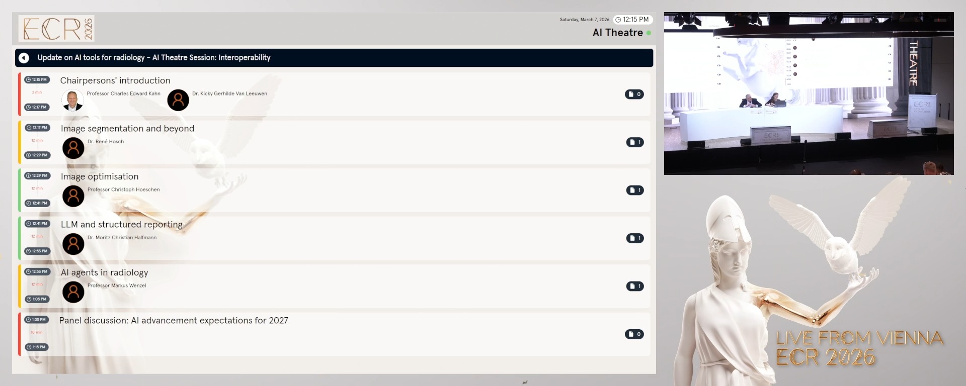 Chairpersons' introduction