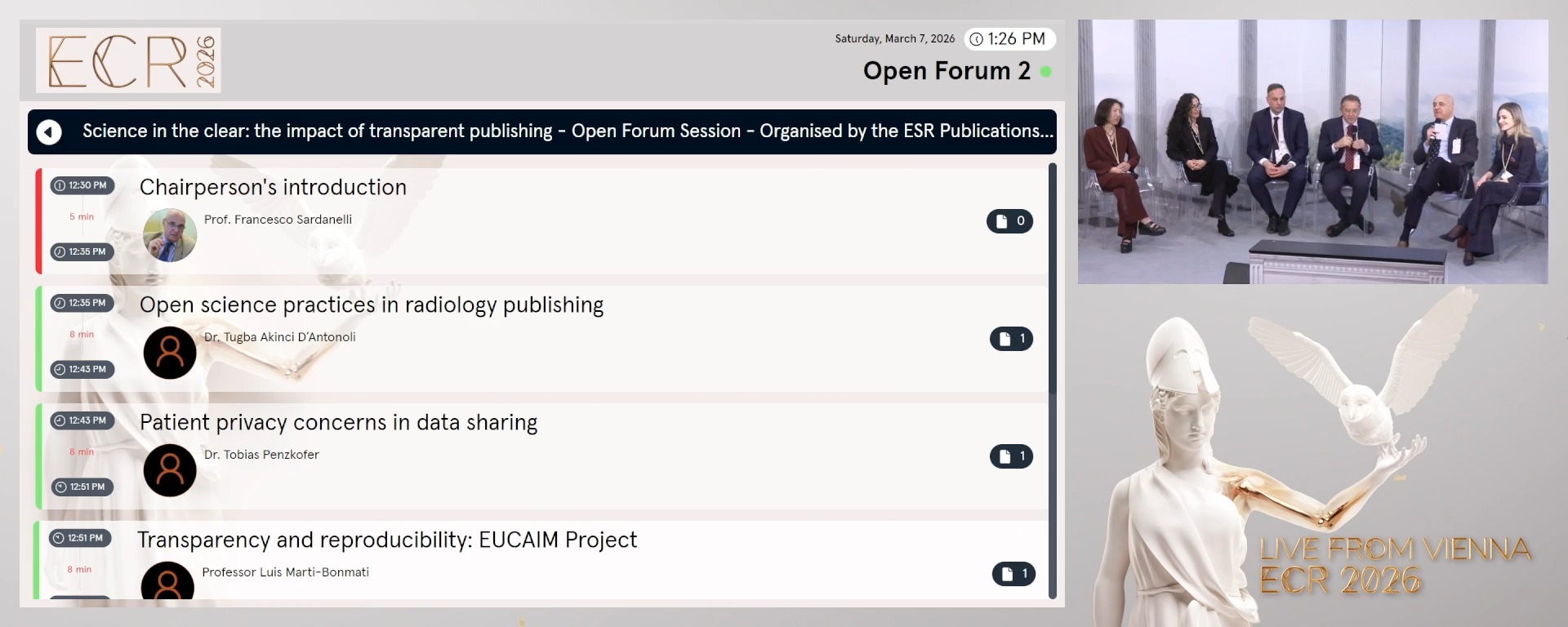 Open forum discussion: What is the importance of open science in academic publishing and how can it support early career researchers?