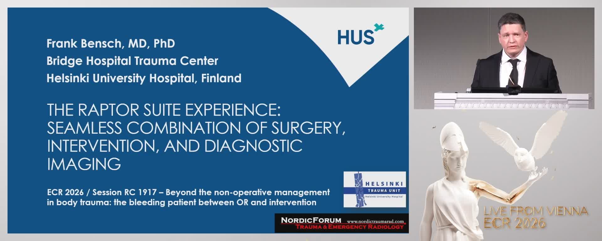 The Raptor Suite Experience: seamless combination of surgery, intervention and diagnostic imaging