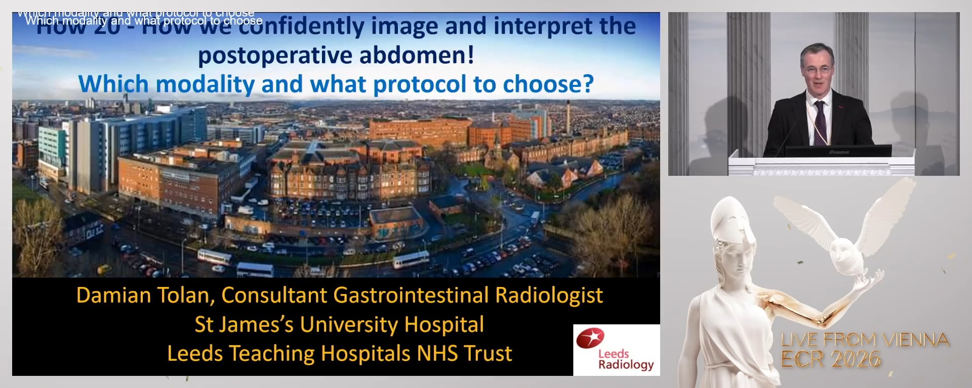 Which modality and what protocol to choose