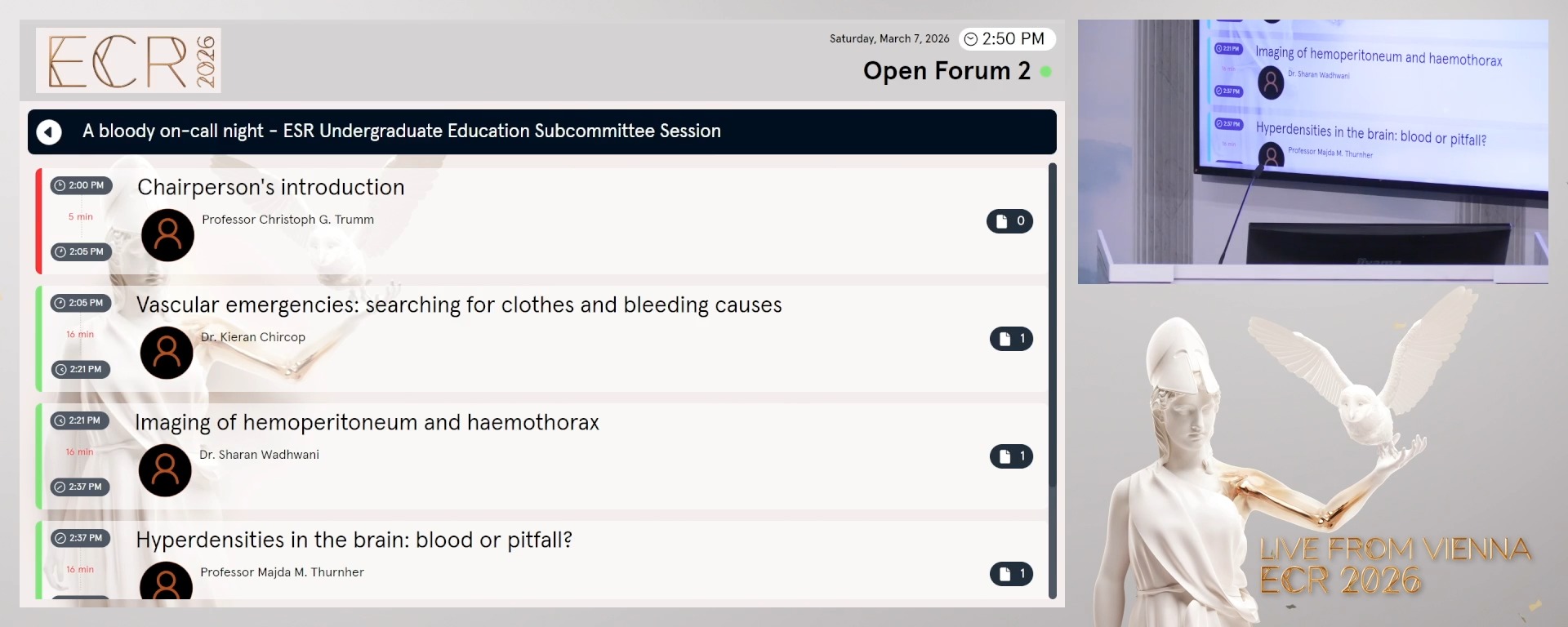 Panel discussion: How can we maximise available imaging resources to best deal with vascular emergencies?