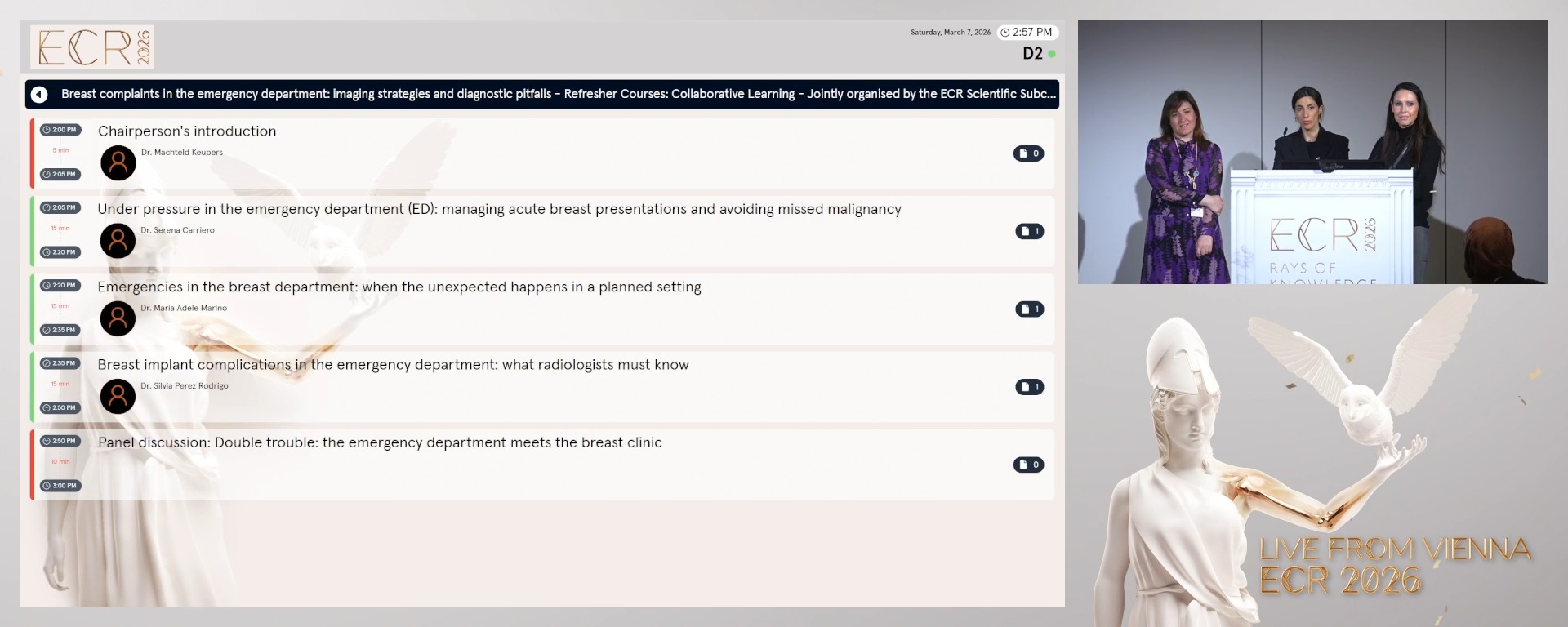 Panel discussion: Double trouble: the emergency department meets the breast clinic