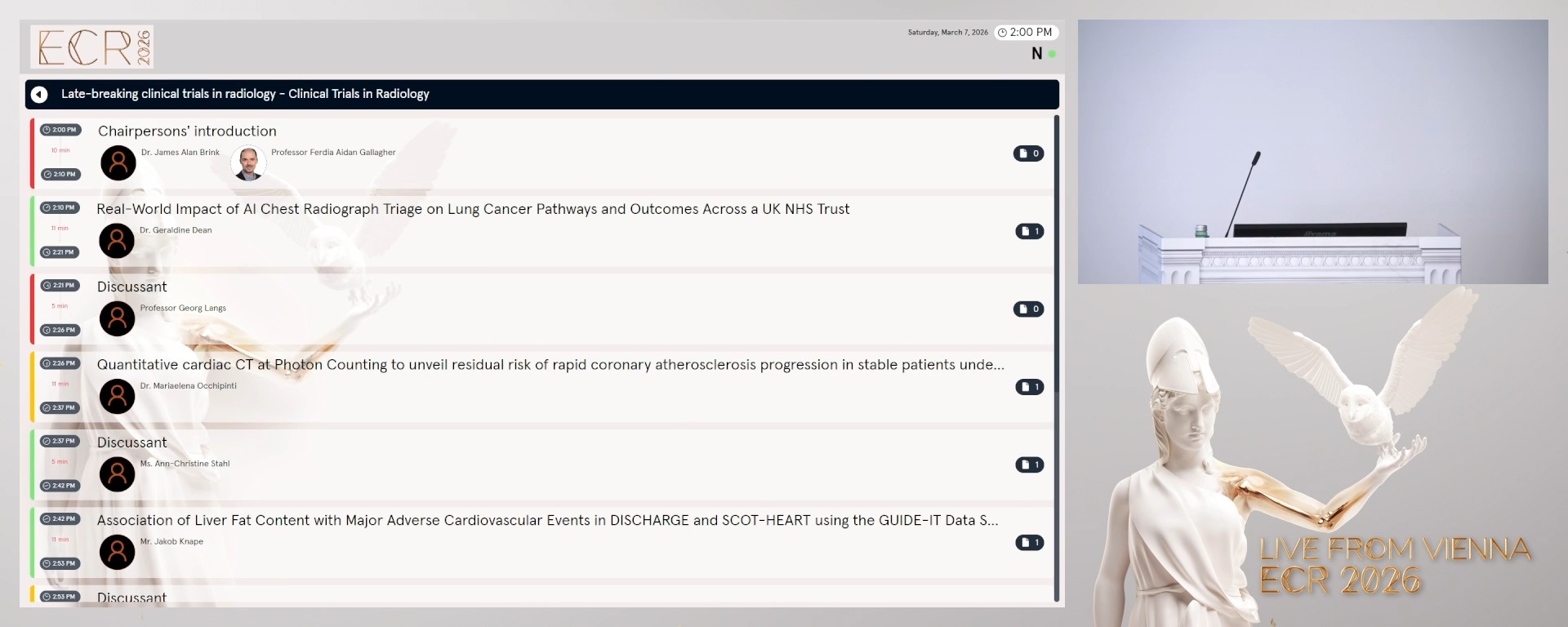 Chairpersons' introduction