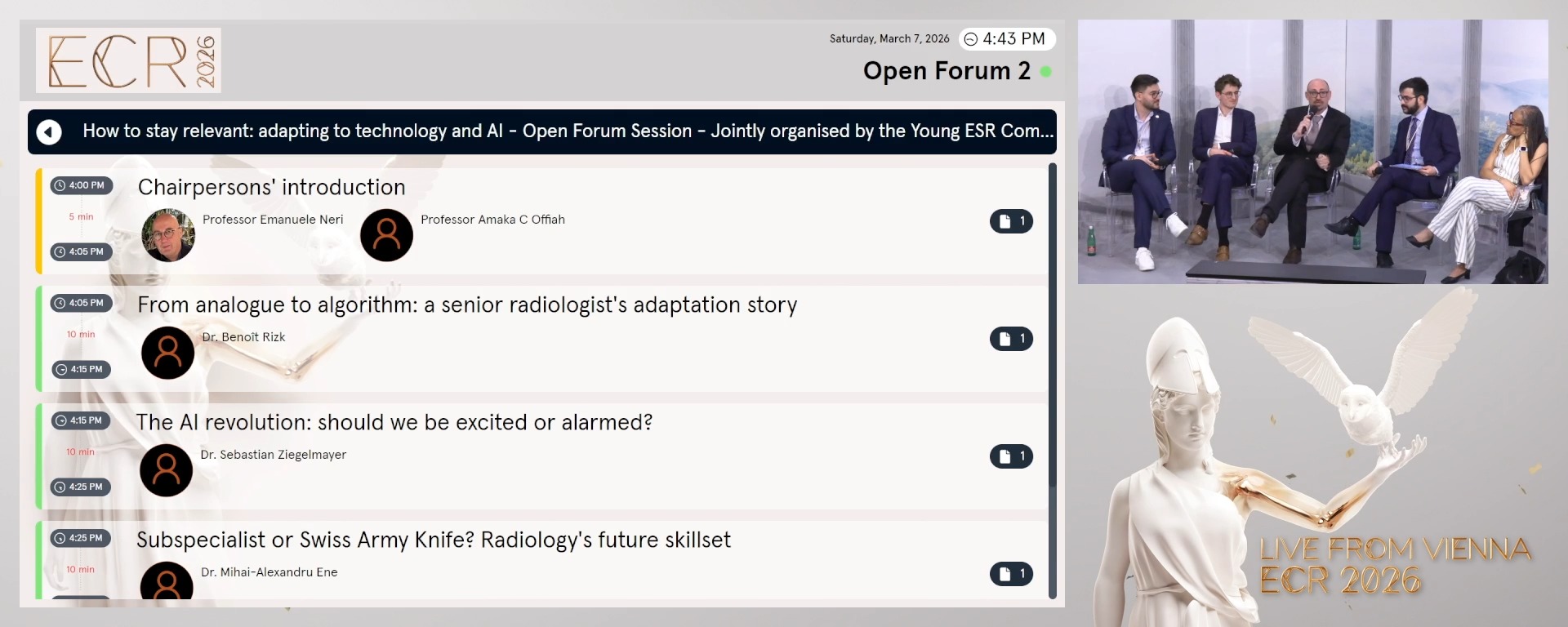 Open forum discussion: What skills will keep you in the game?