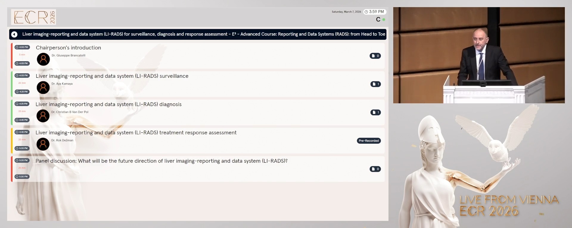 Chairperson's introduction