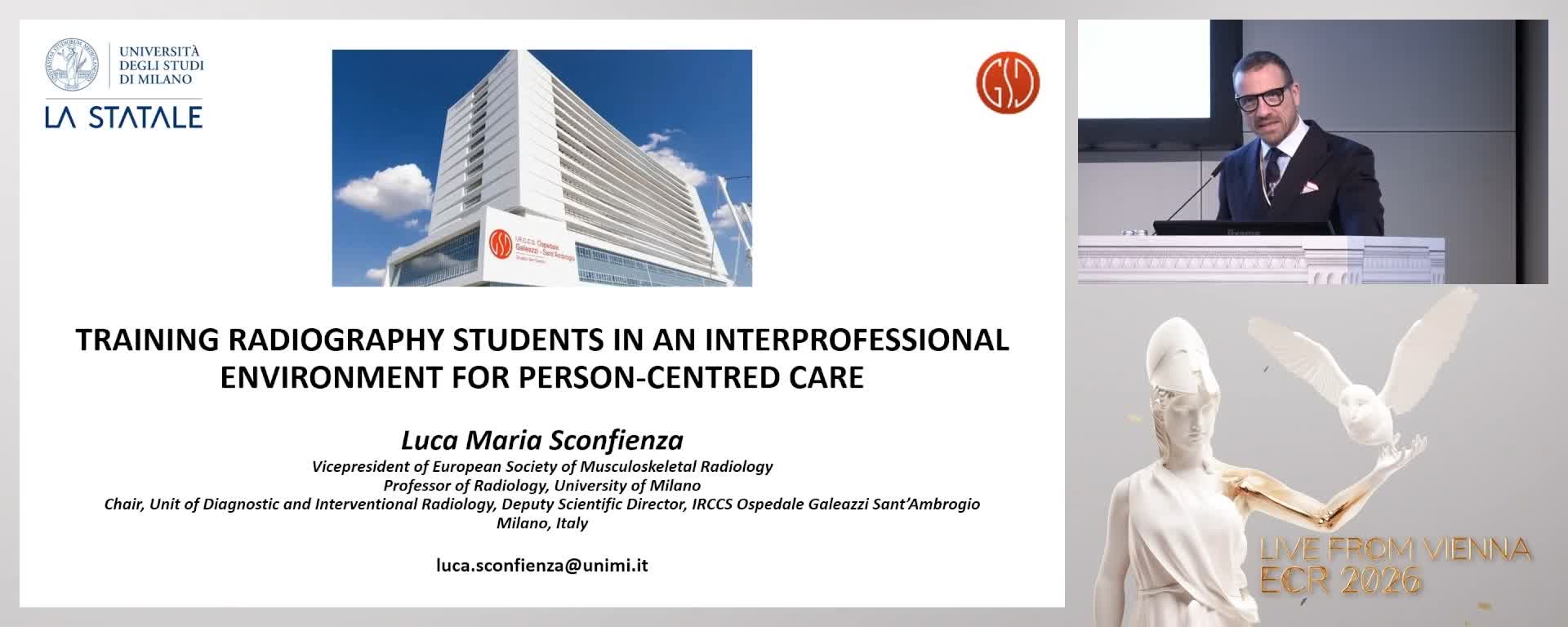 Training radiography students in an interprofessional environment for person-centred care