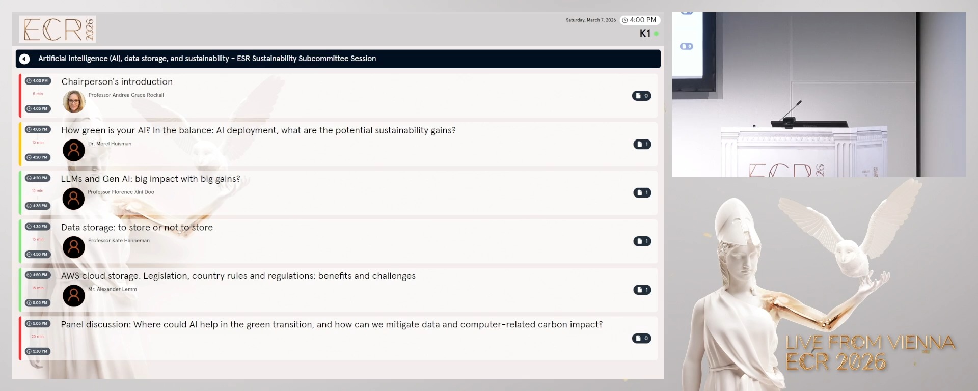 Chairperson's introduction