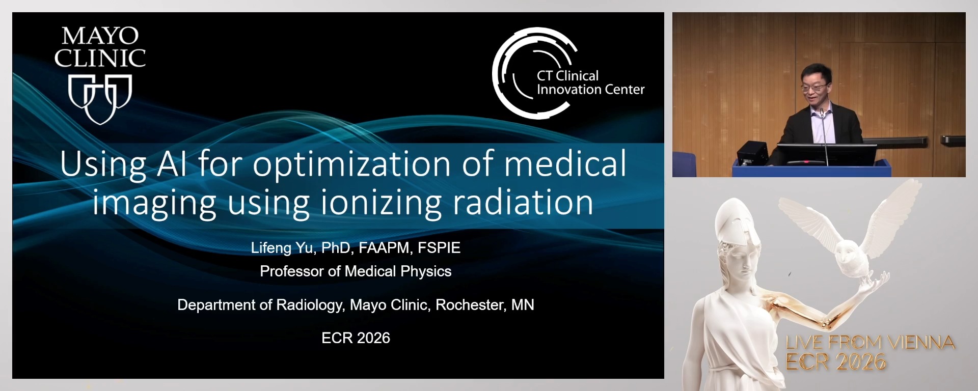 Using AI for optimisation of medical imaging using ionising radiation